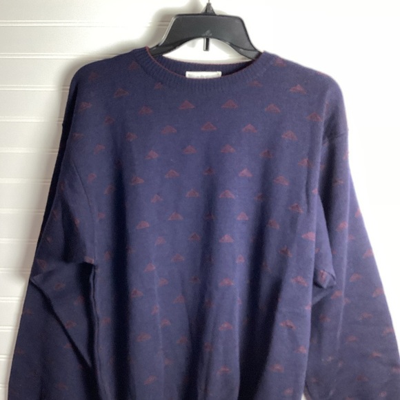 Tricots St Raphael Nordstrom Pure New Wool Sweater Chunky Grandpa Men's Large - Picture 2 of 9